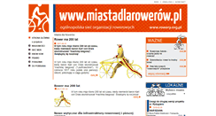 Desktop Screenshot of miastadlarowerow.pl